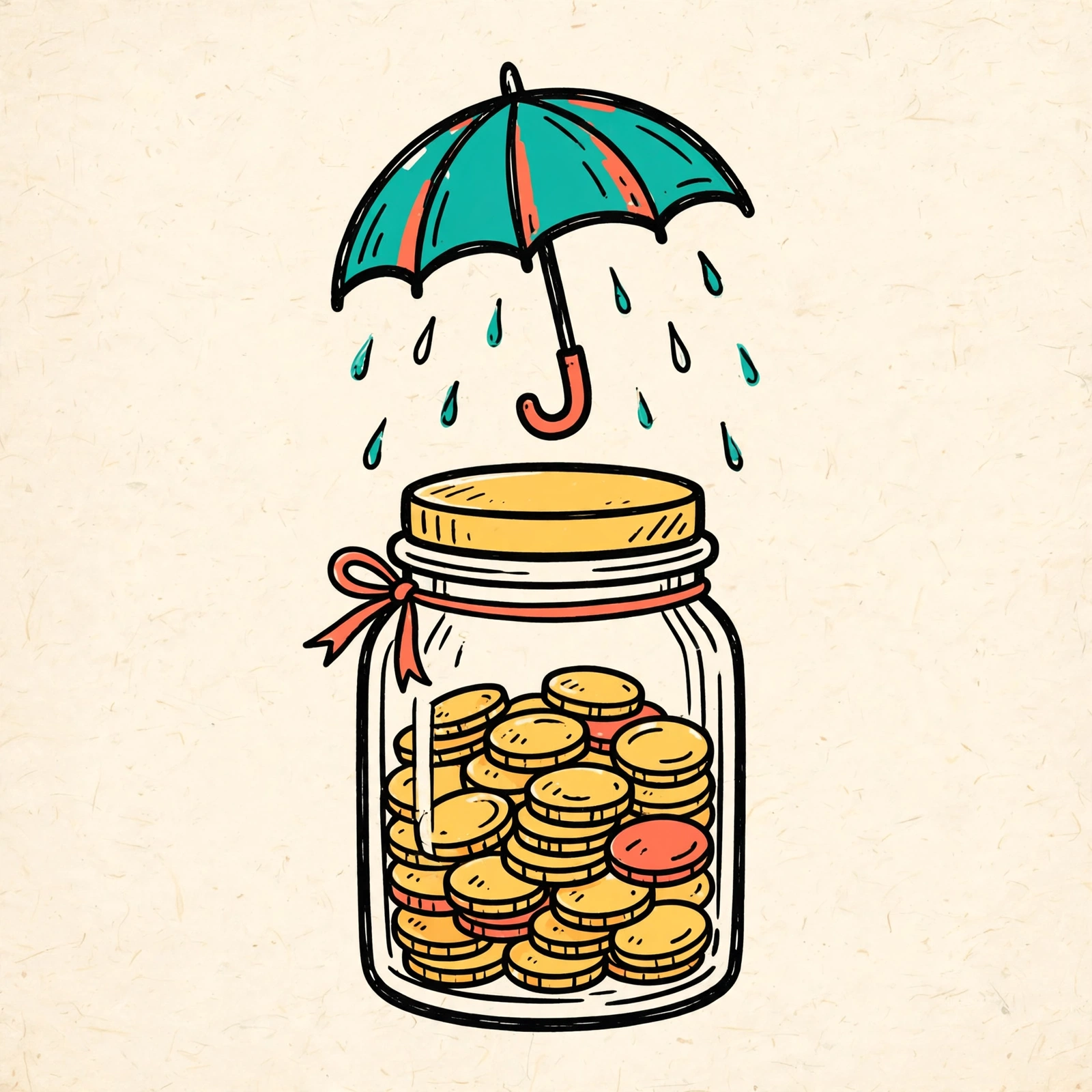 Saving illustration